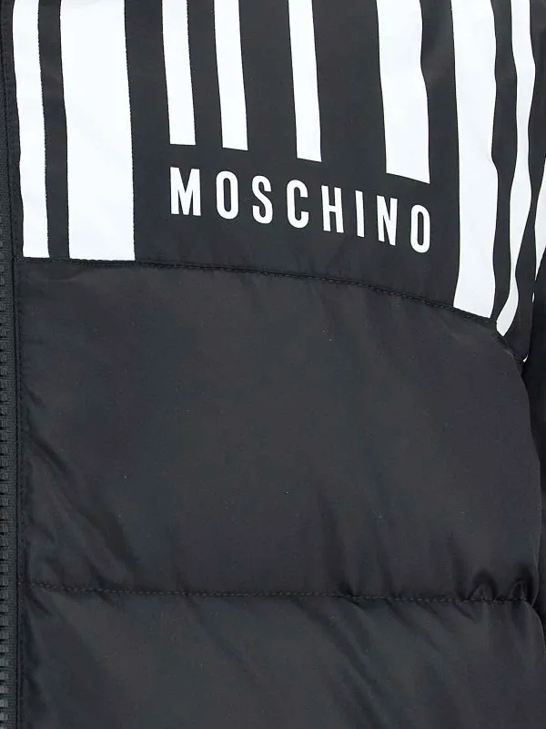 Moschino Contrast Print Down Jacket