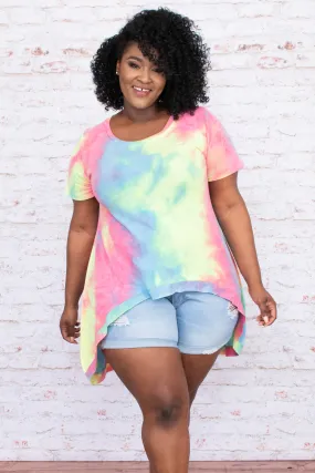 Music Of The Sun Top, Pink Multi