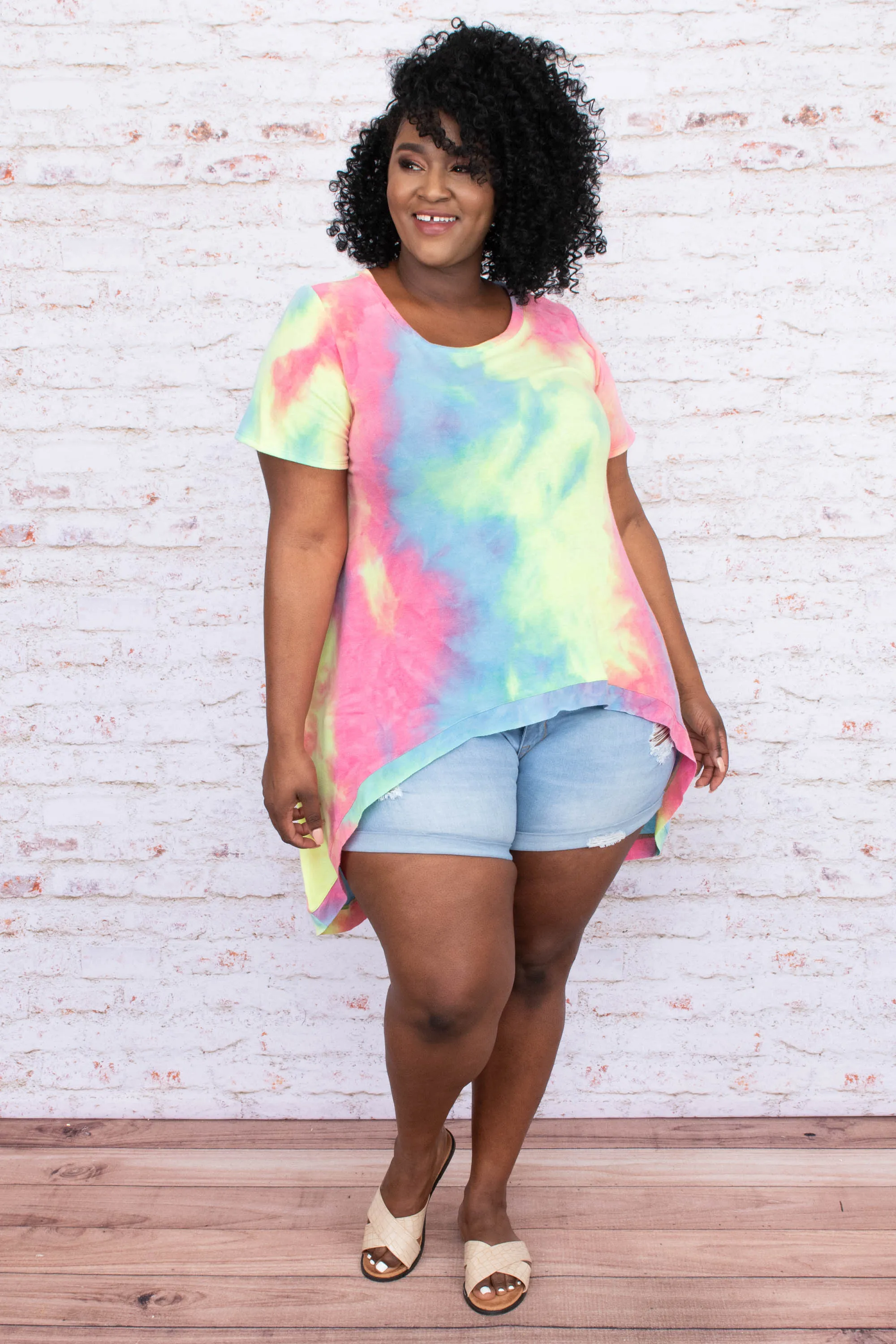 Music Of The Sun Top, Pink Multi