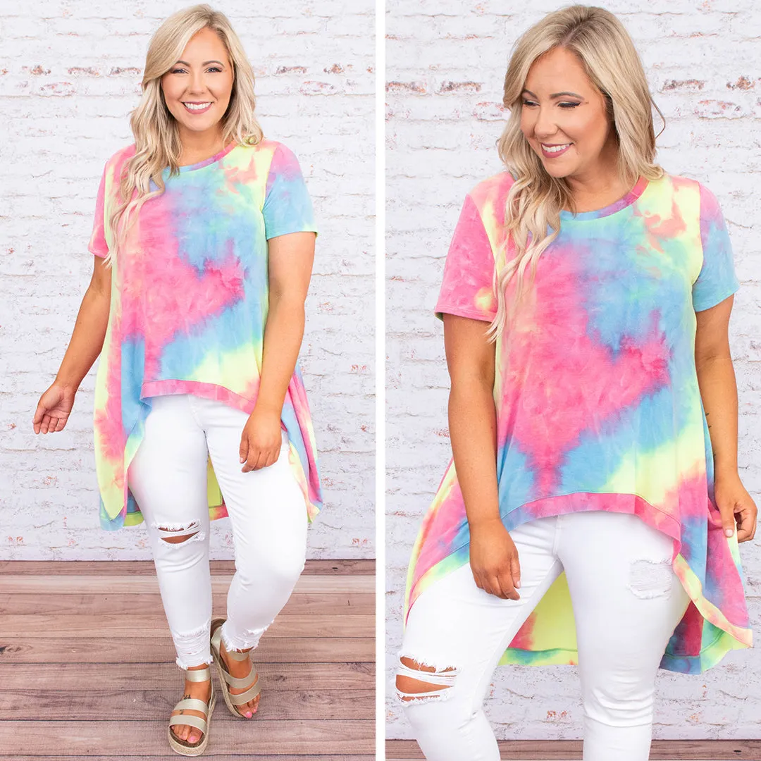 Music Of The Sun Top, Pink Multi