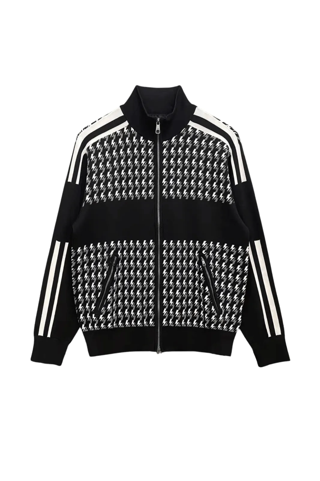 Neil Barrett Blouson Fit Embroidered Sweater