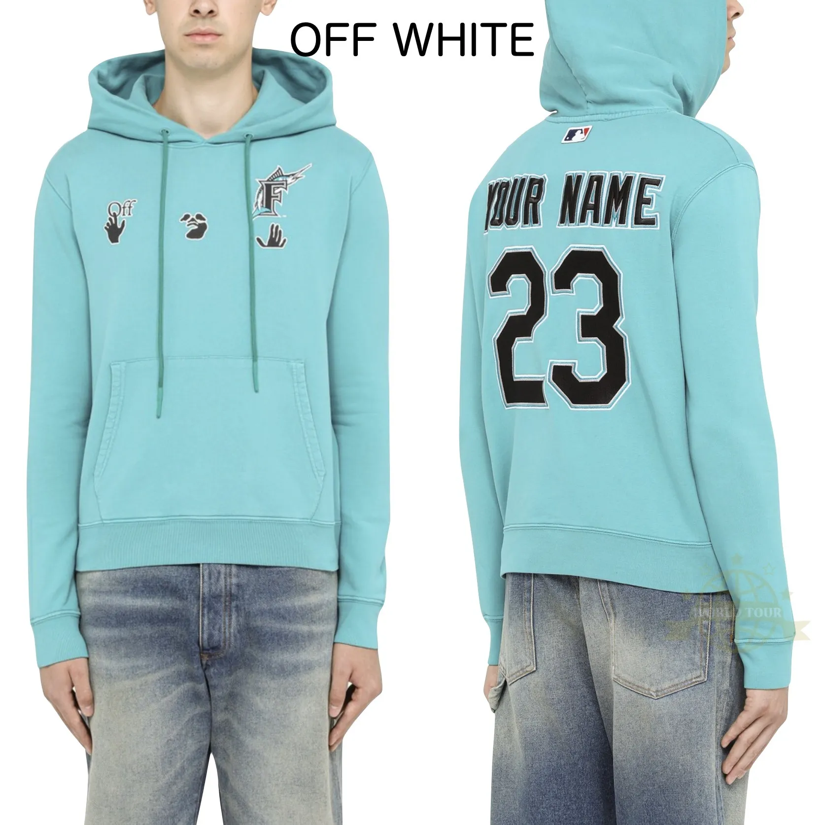 Off-White  |Pullovers Street Style Collaboration Plain Cotton Logo