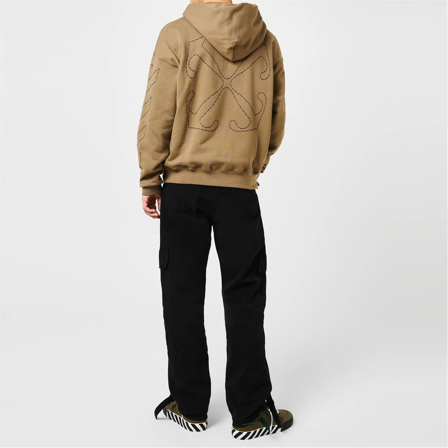 Off-White  |Pullovers Unisex Street Style Long Sleeves Plain Cotton