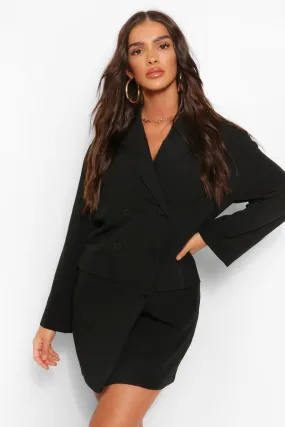 Oversized Drop Shoulder Blazer Dress