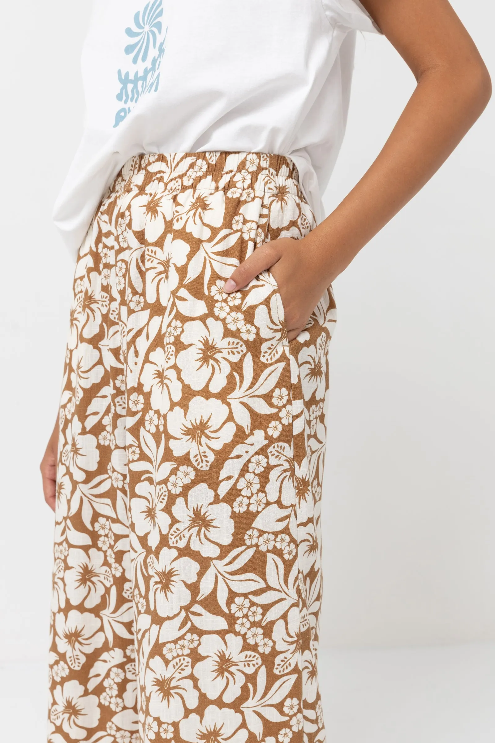 Pacific Wide Leg Pant Golden