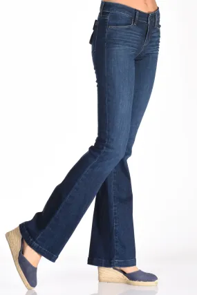 Paige Jeans Zampa Blu Donna