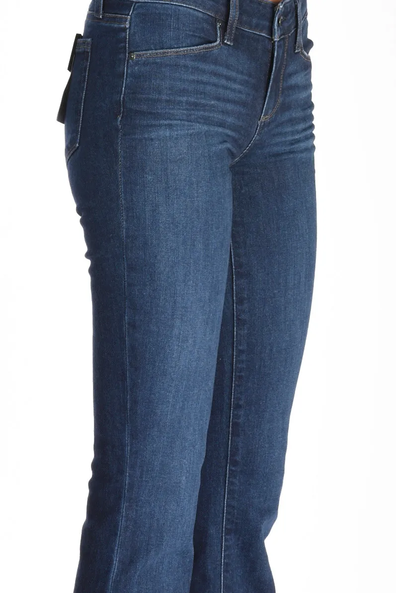 Paige Jeans Zampa Blu Donna