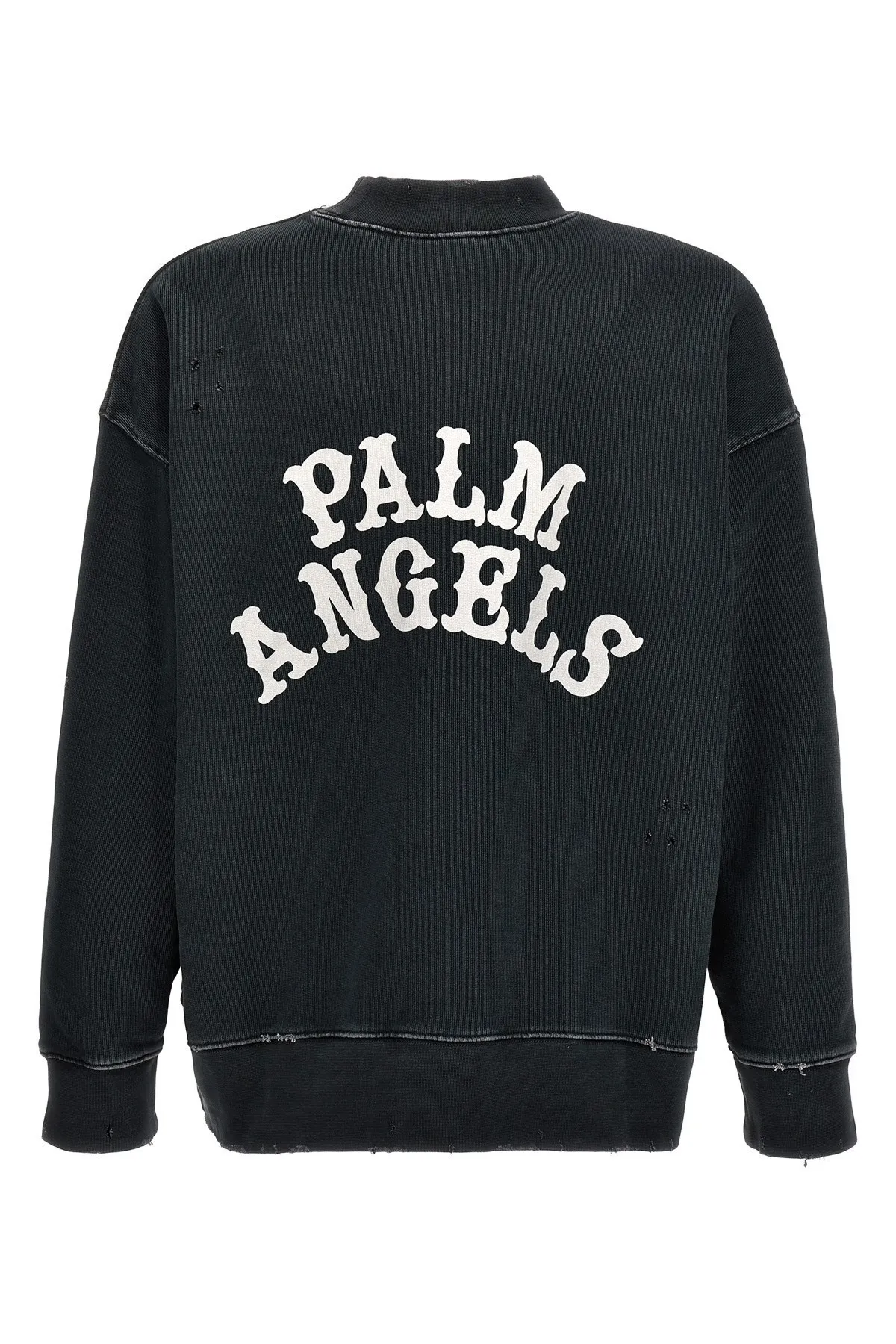 Palm Angels  |Crew Neck Pullovers Monogram Tropical Patterns