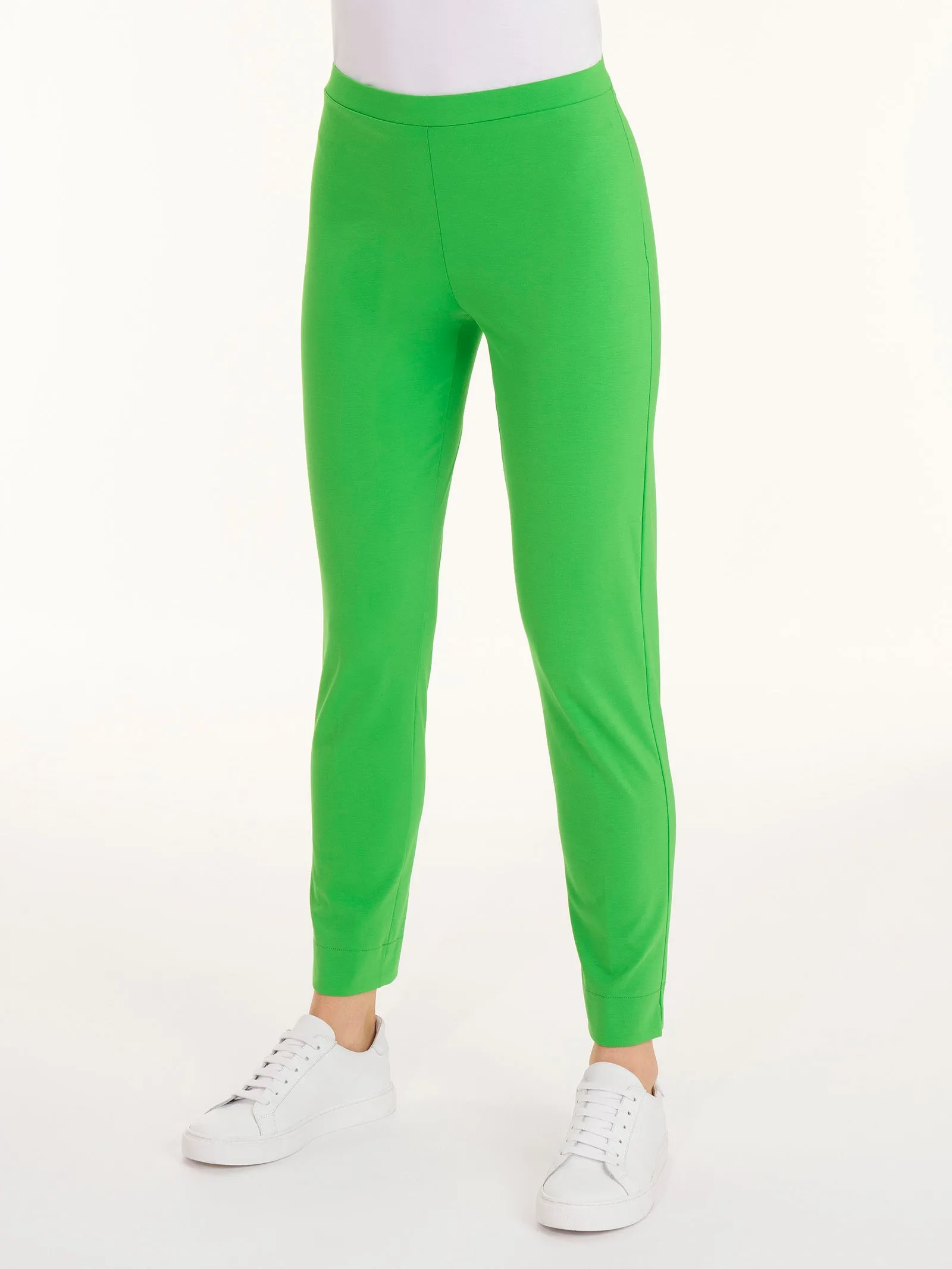 Pantalone a sigaretta in Compact Light  - Classic Green