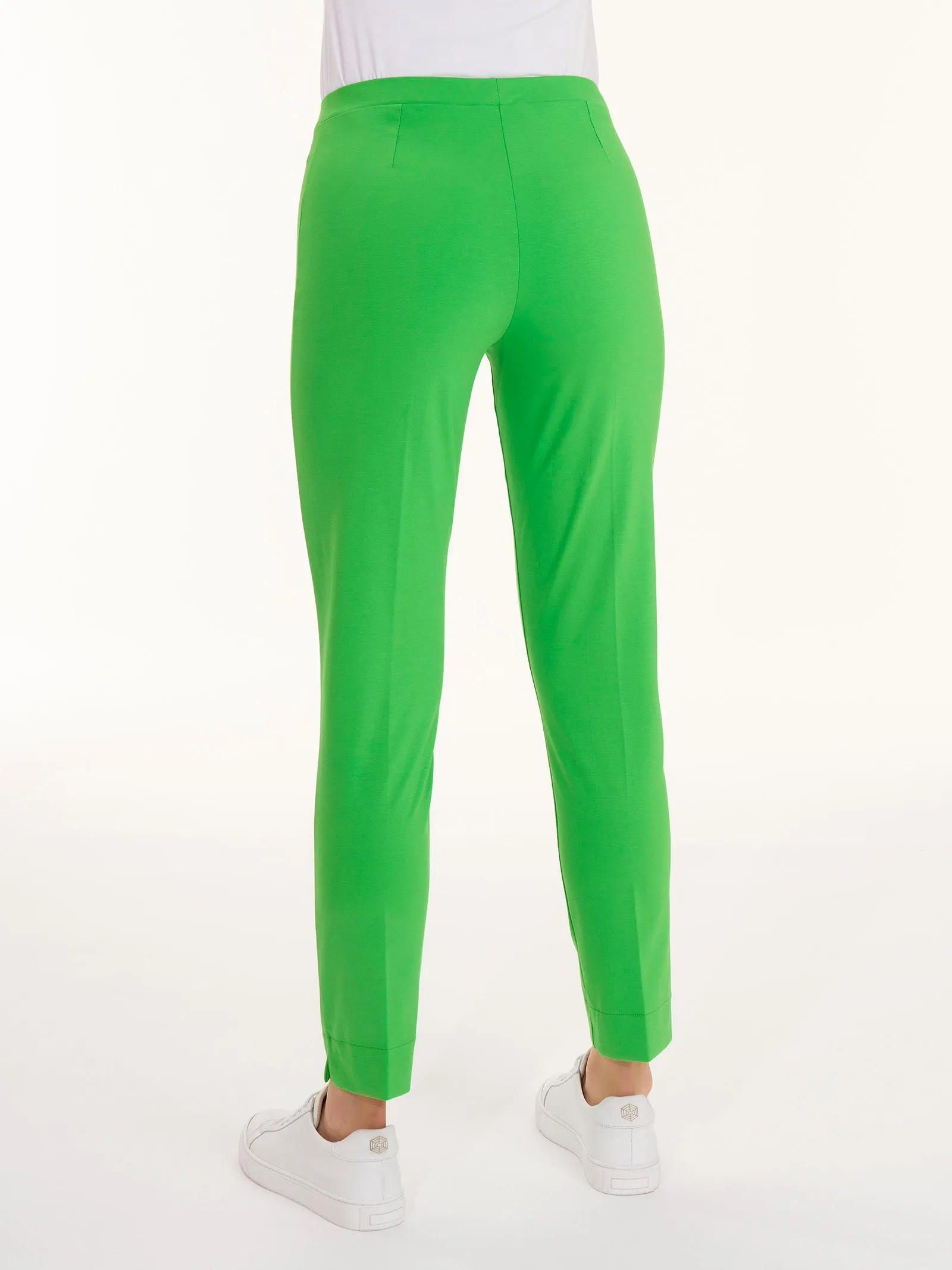 Pantalone a sigaretta in Compact Light  - Classic Green