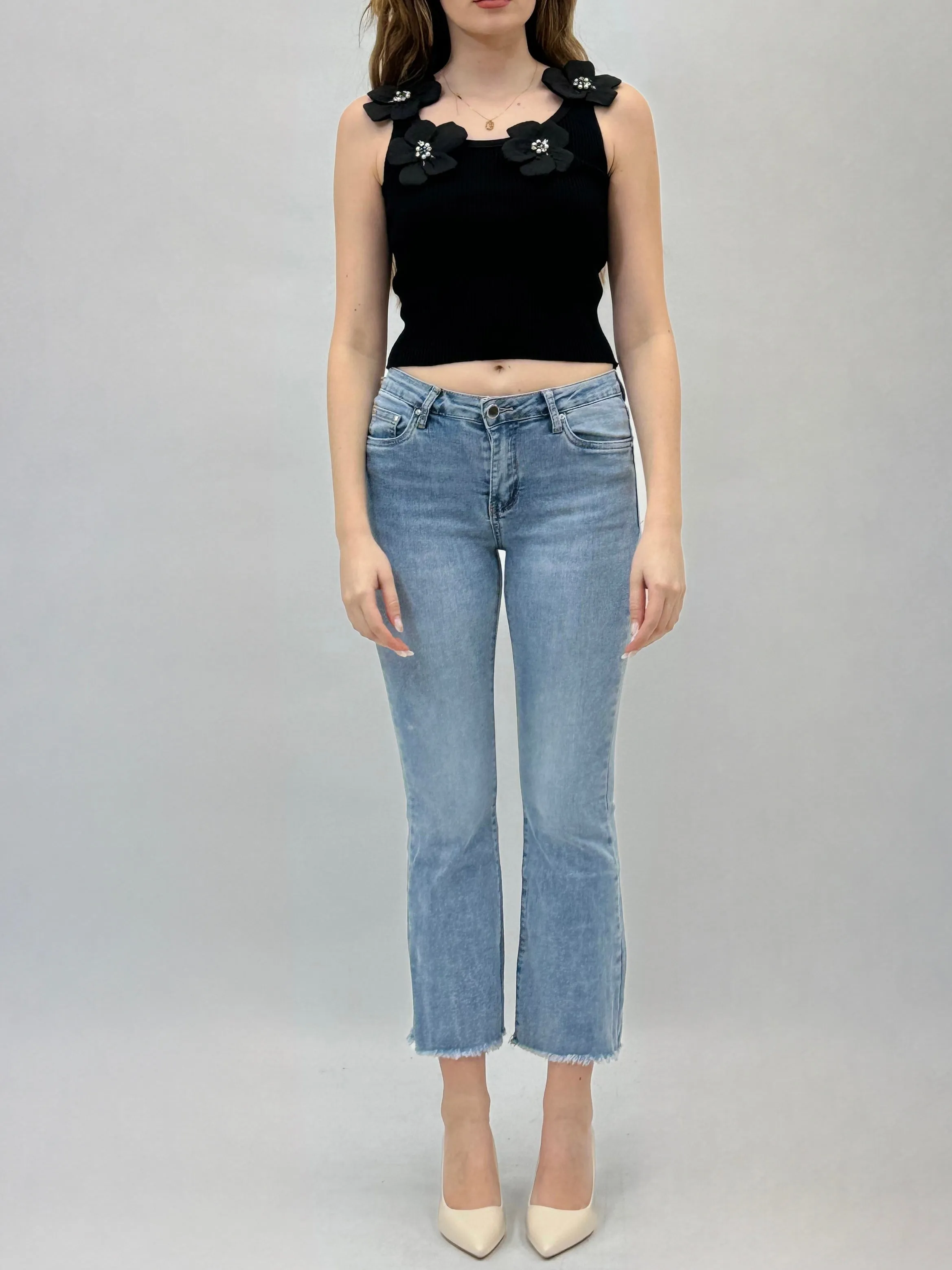 Pantaloni jeans flare