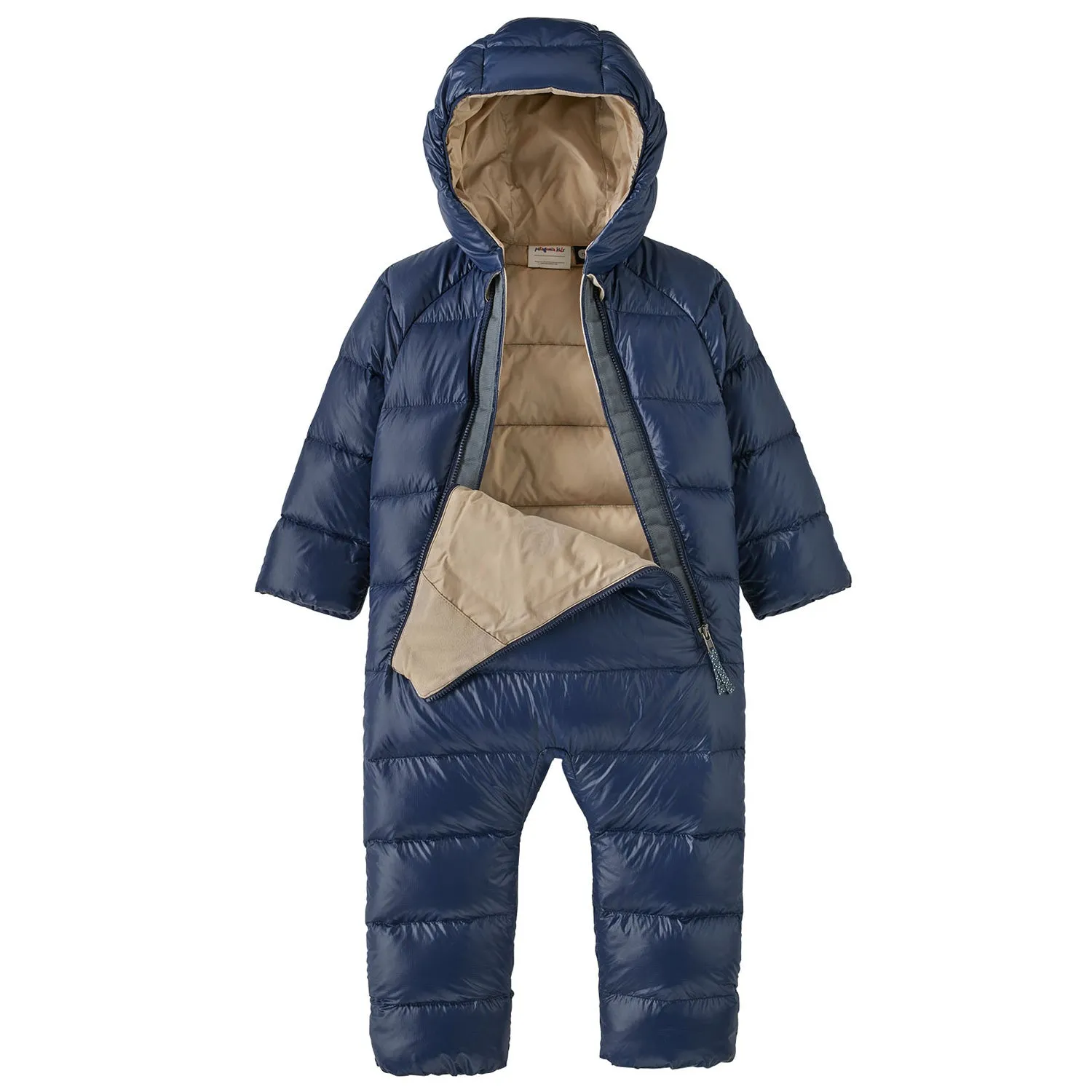 Patagonia Little Kids Hi-Loft Down Sweater Bunting Snow Suit - New Navy