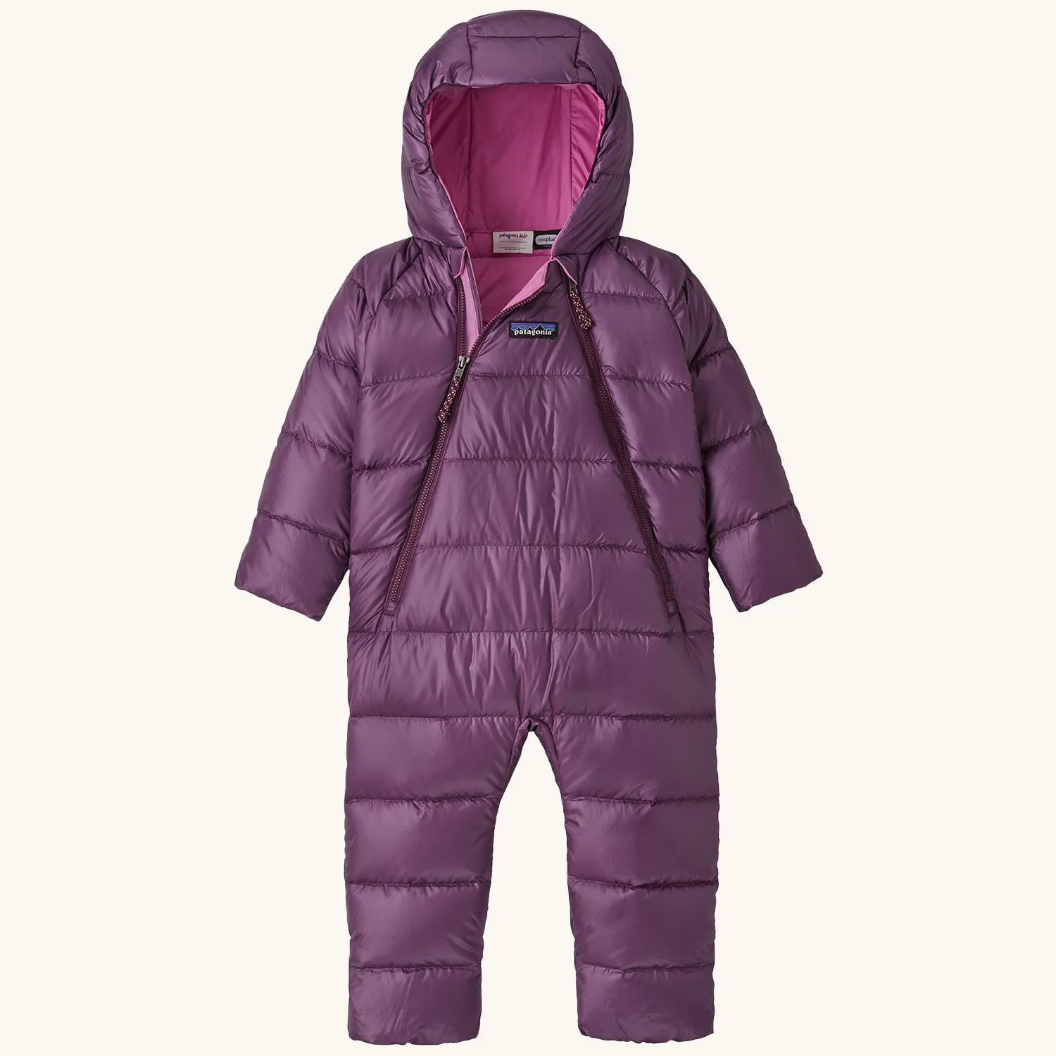 Patagonia Little Kids Hi-Loft Down Sweater Bunting Snow Suit - Night Plum