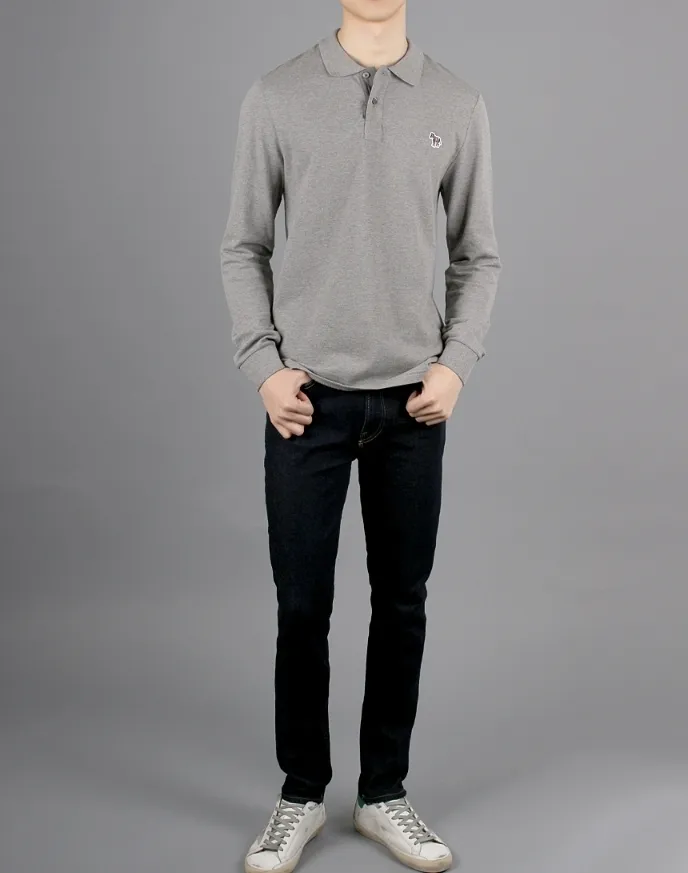 Paul Smith  |Long Sleeves Cotton Logo Polos