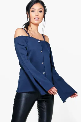 Phoebe Off The Shoulder Blazer