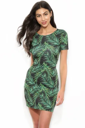 POPPY PALM LEAVES Dress