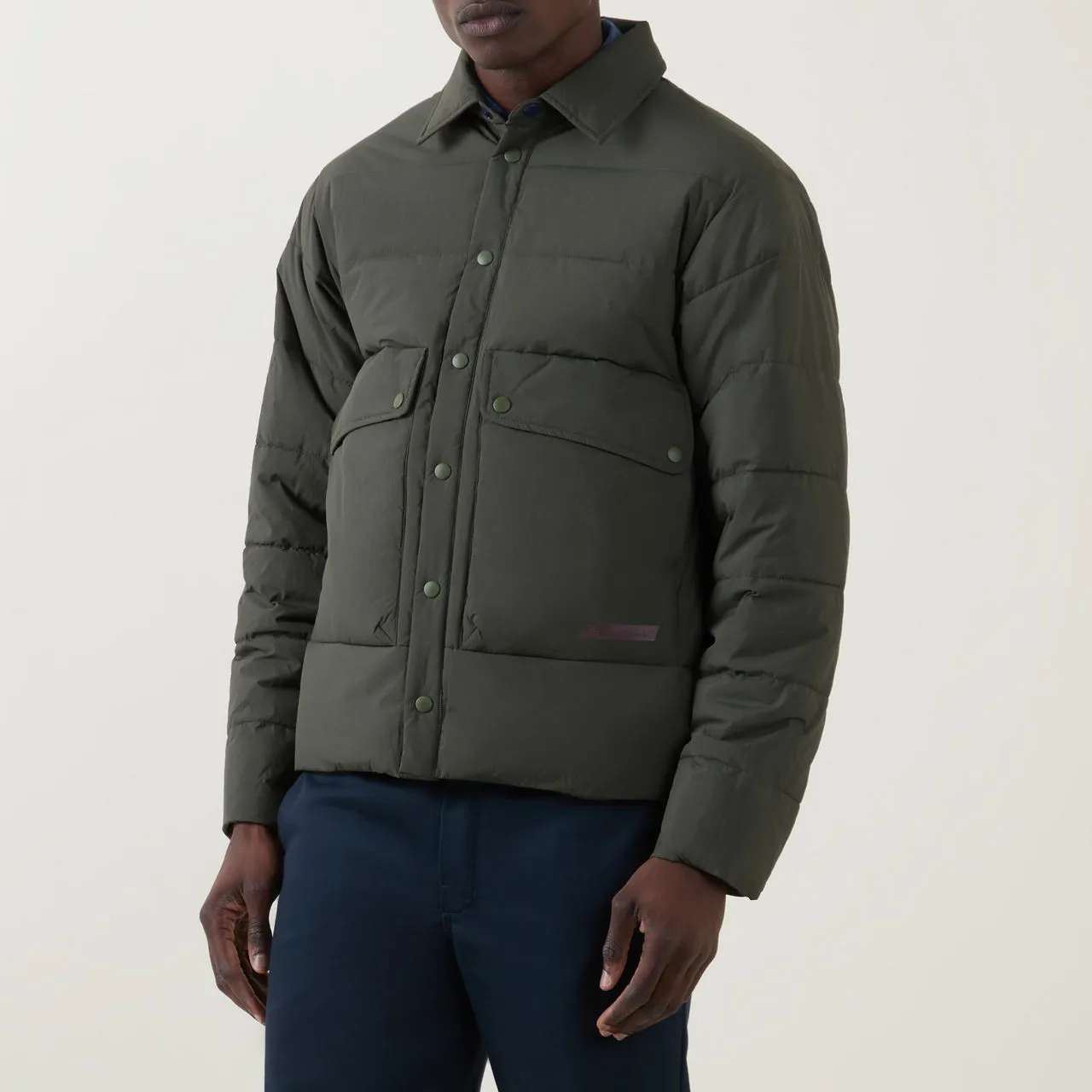 PS PAUL SMITH Fibre Down Jacket - Dark Green