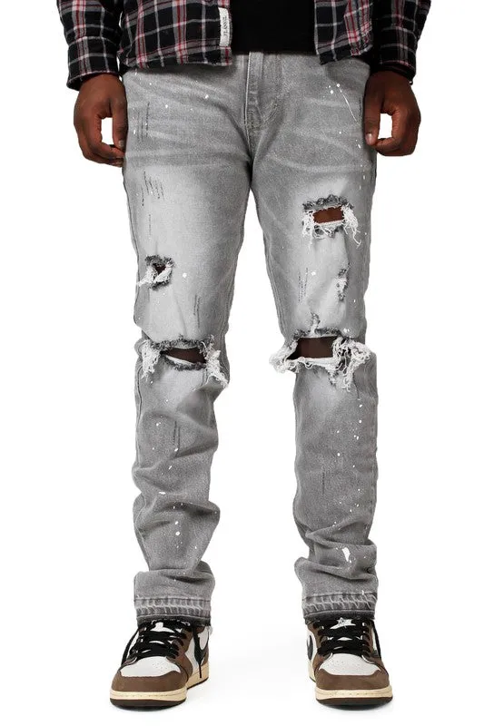 Relaxed Destroyed Jeans