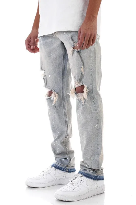 Relaxed Destroyed Jeans