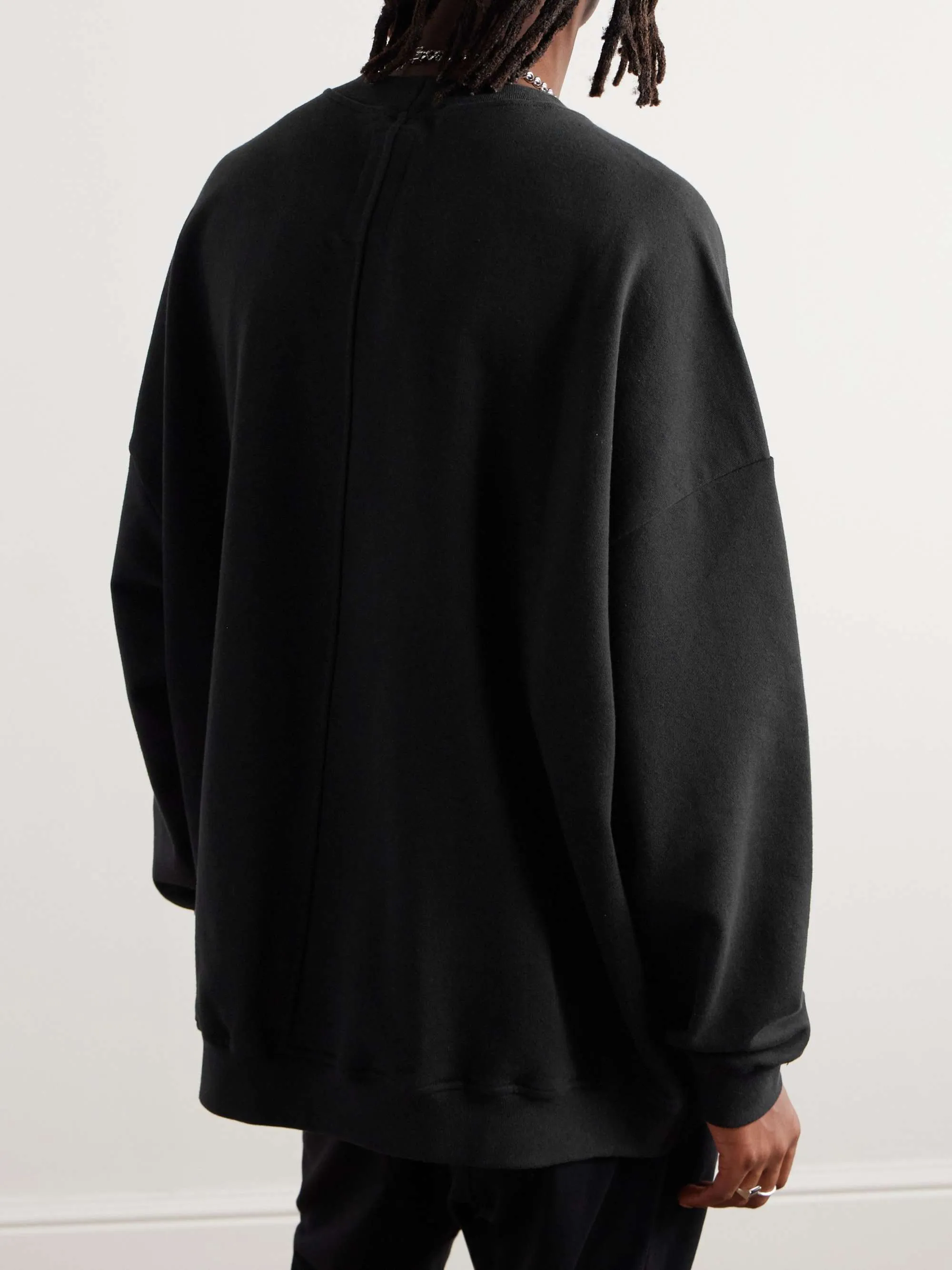 RICK OWENS  |Crew Neck Pullovers Unisex Street Style Collaboration