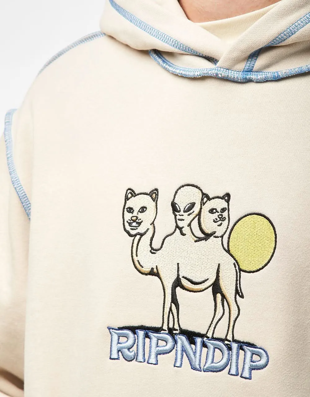 RIPNDIP Barnum Pullover Hoodie - Bone White