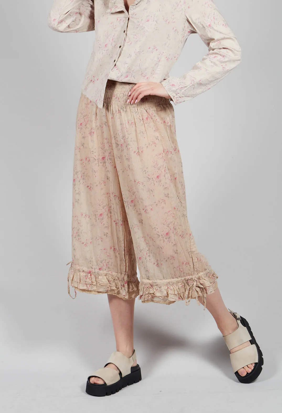 Robert Trousers in Liberty Beige Print