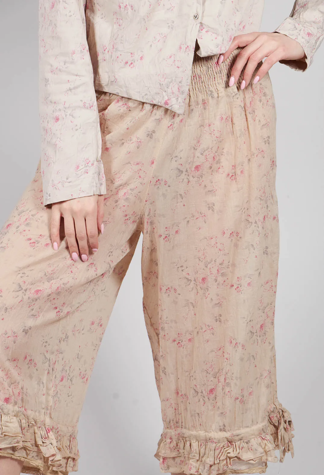 Robert Trousers in Liberty Beige Print