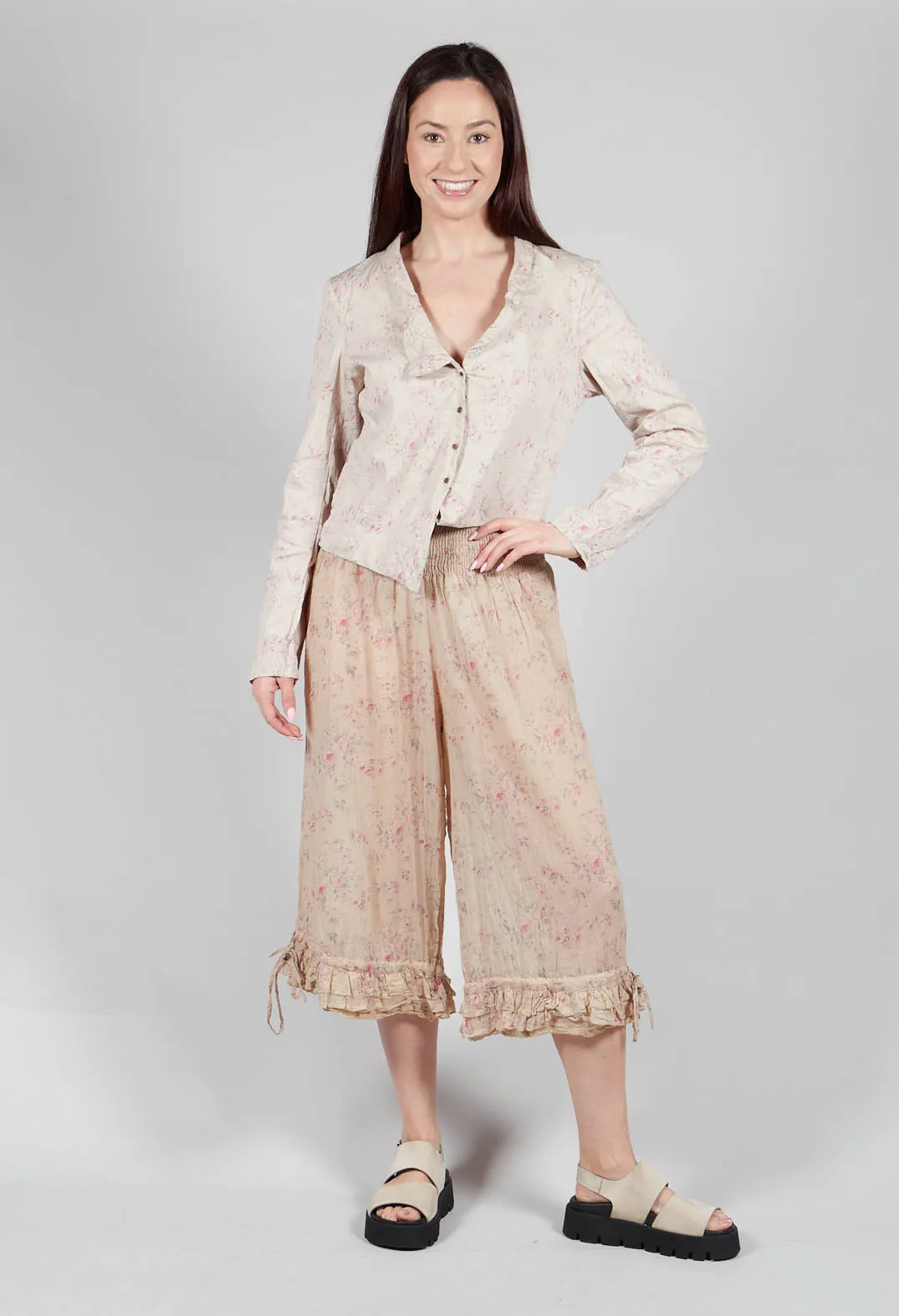 Robert Trousers in Liberty Beige Print