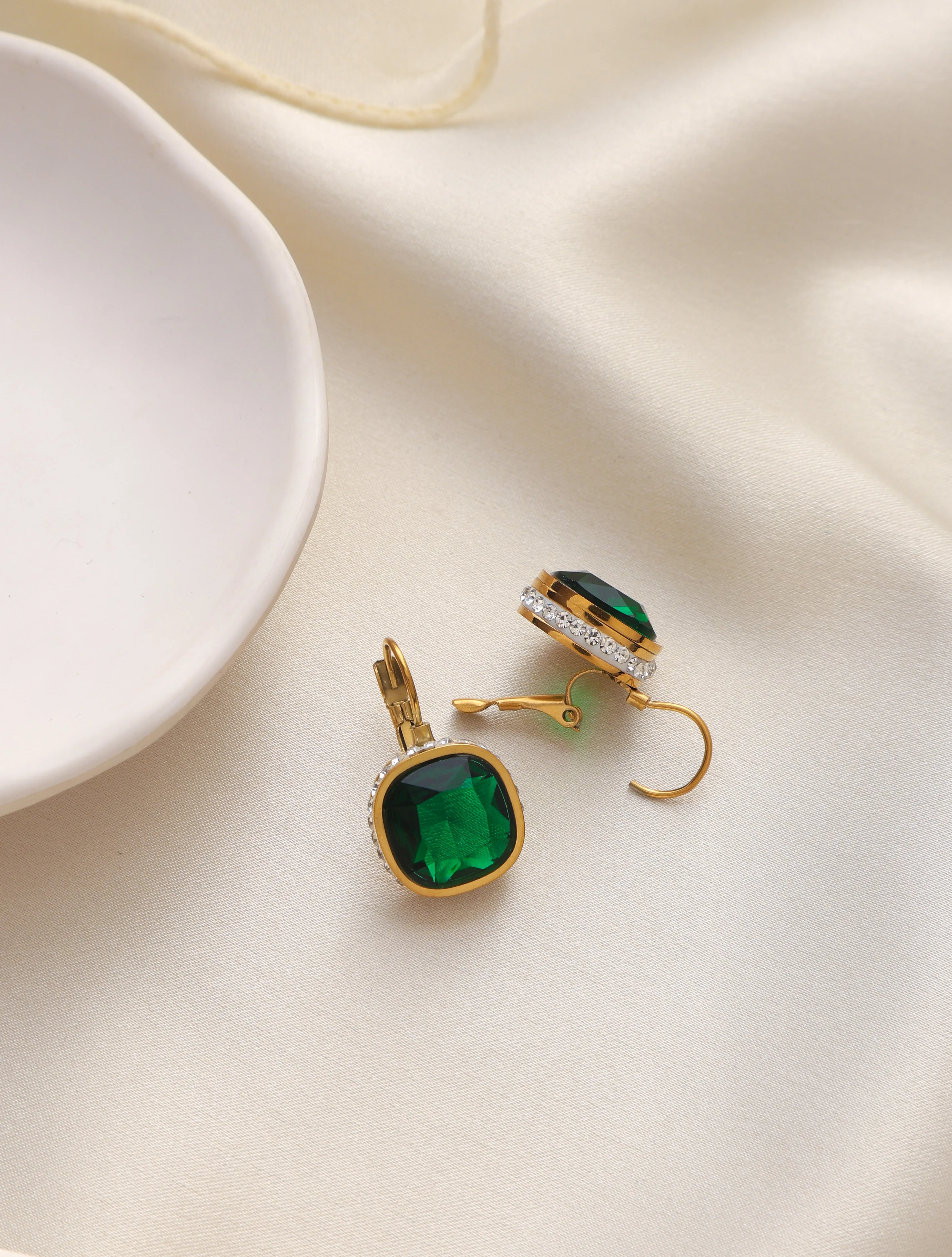 Roche Emerald Earrings