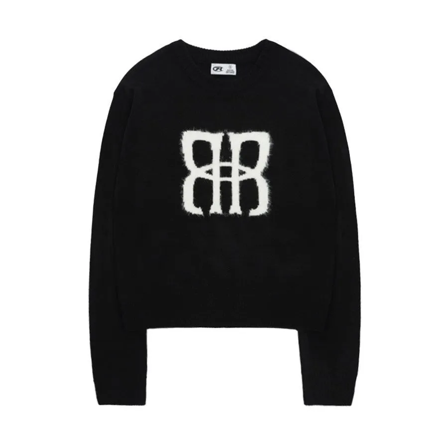 ROCKCAKE  |Casual Style Street Style Long Sleeves Logo