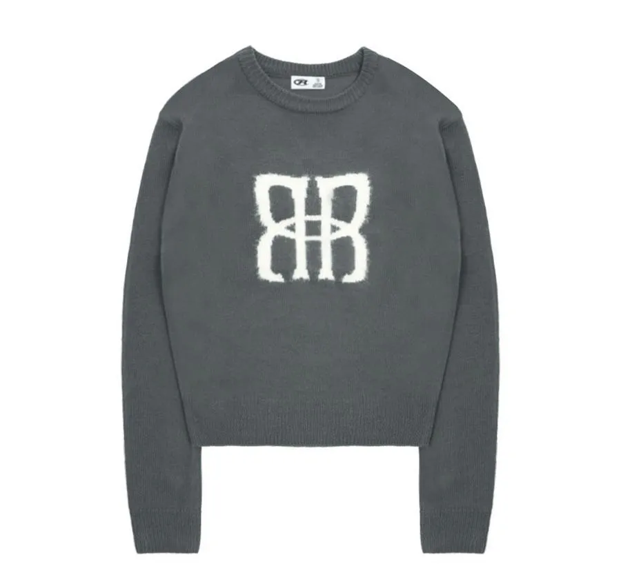 ROCKCAKE  |Casual Style Street Style Long Sleeves Logo