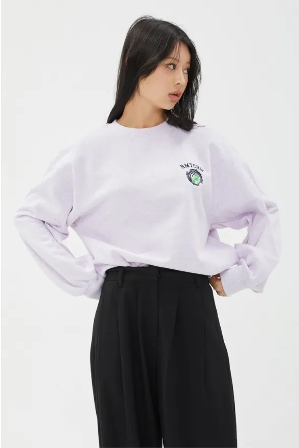 ROMANTIC CROWN  |Pullovers Unisex Street Style Boat Neck Long Sleeves Plain