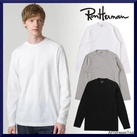 Ron Herman  |Crew Neck Pullovers Unisex Street Style Long Sleeves Plain