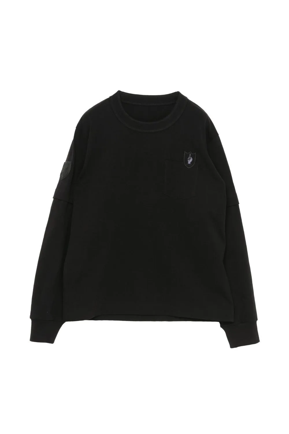 sacai  |Crew Neck Pullovers Unisex Street Style Long Sleeves Plain