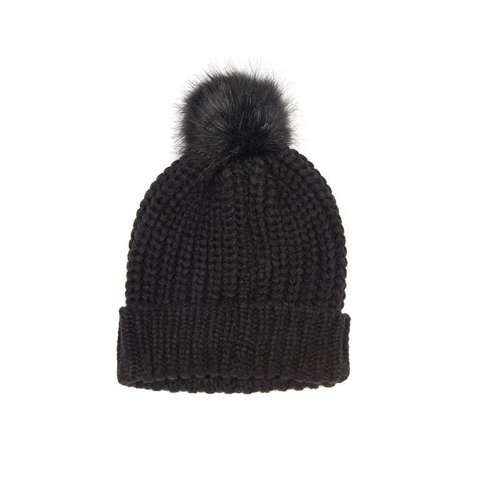 SALTBURN CAP RIBBED KNIT Woman Black