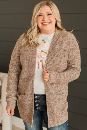 Shared With You Knit Cardigan- Mocha