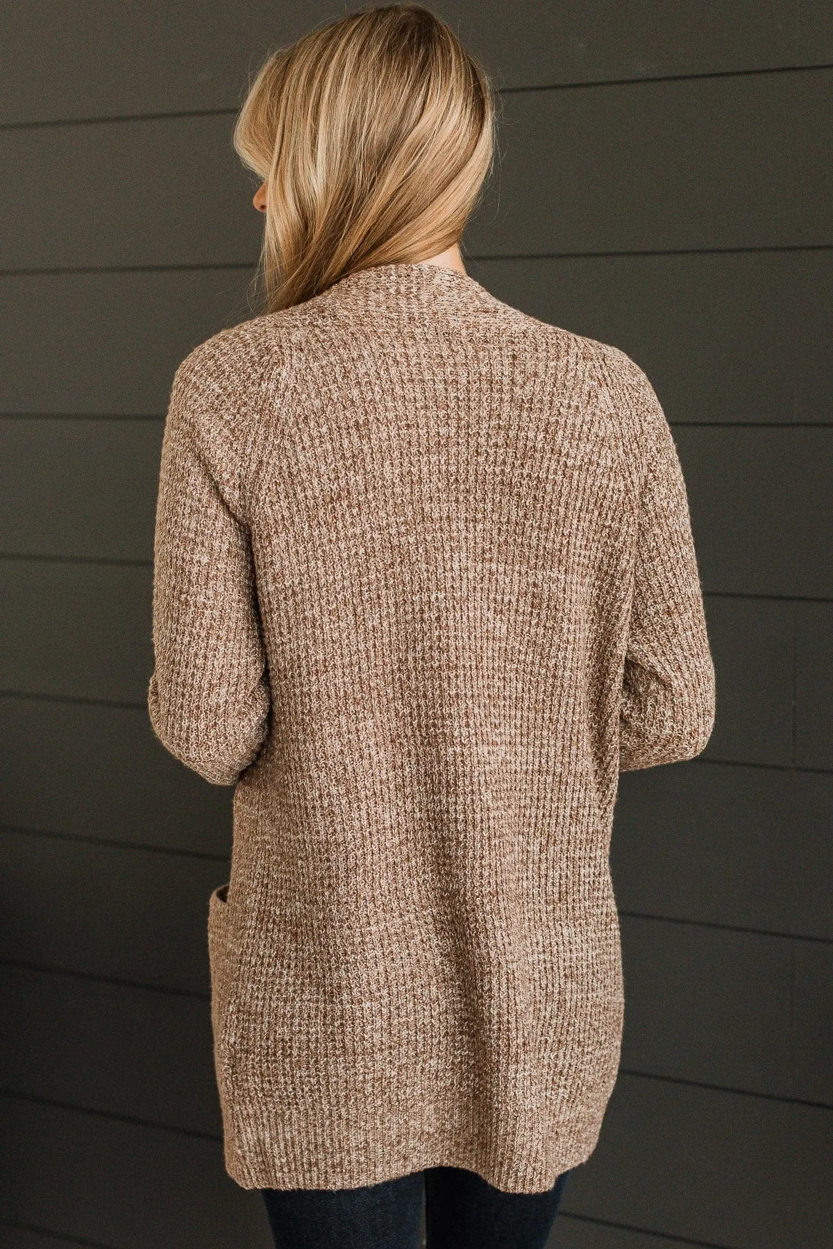 Shared With You Knit Cardigan- Mocha