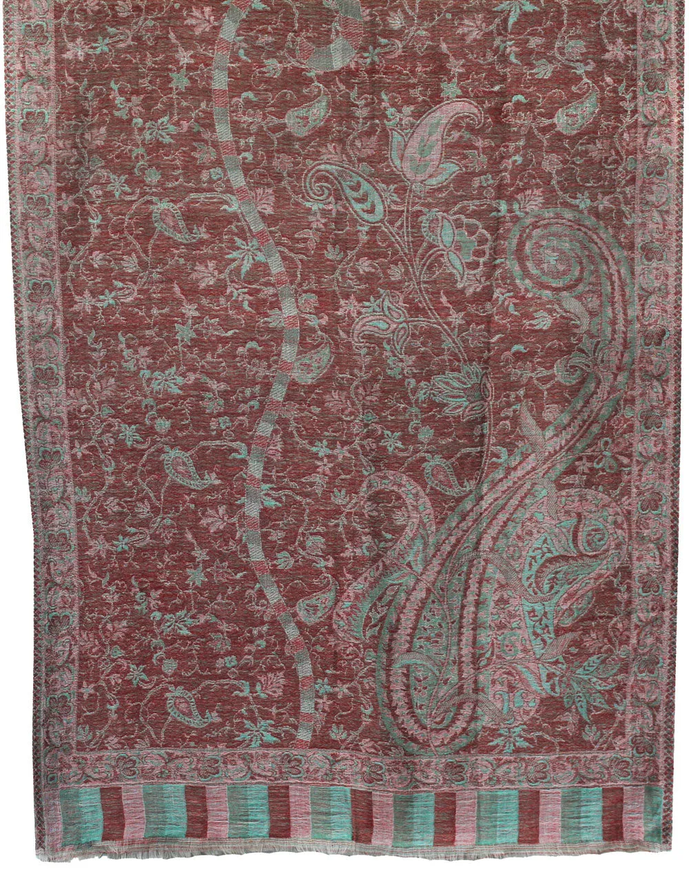 Shawls Paisley Wool Scarf Womens Indian Clothing Gift (84 x 30 inches)