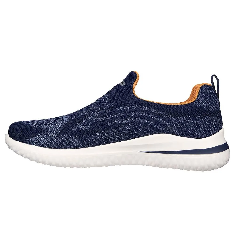 SKECHERS Men's Delson 3.0 Angelo Running Shoe (Navy)