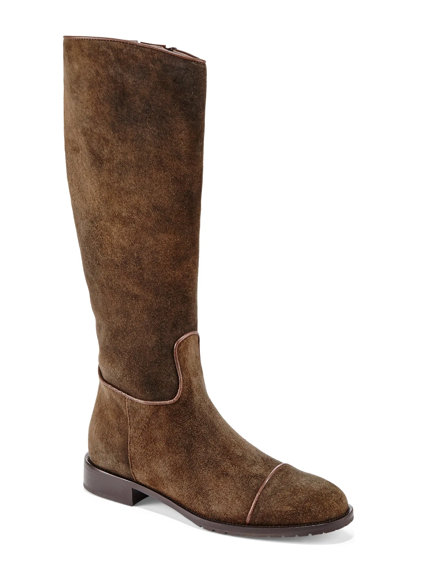 Skye Suede Riding Boot