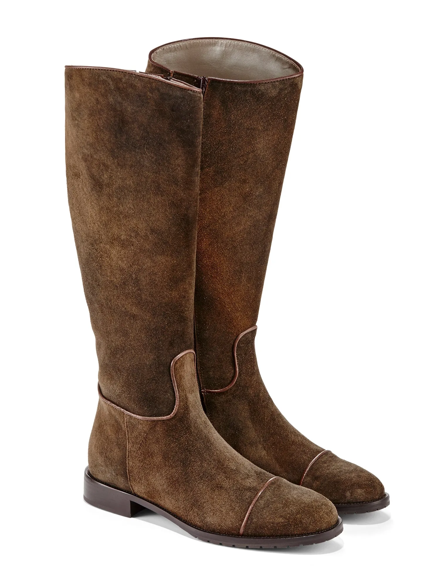 Skye Suede Riding Boot