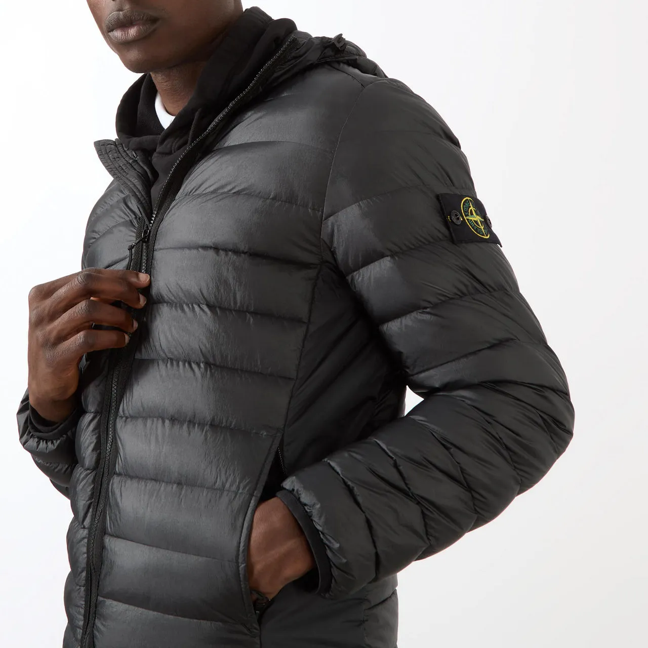 STONE ISLAND Casual Down Jacket - Black