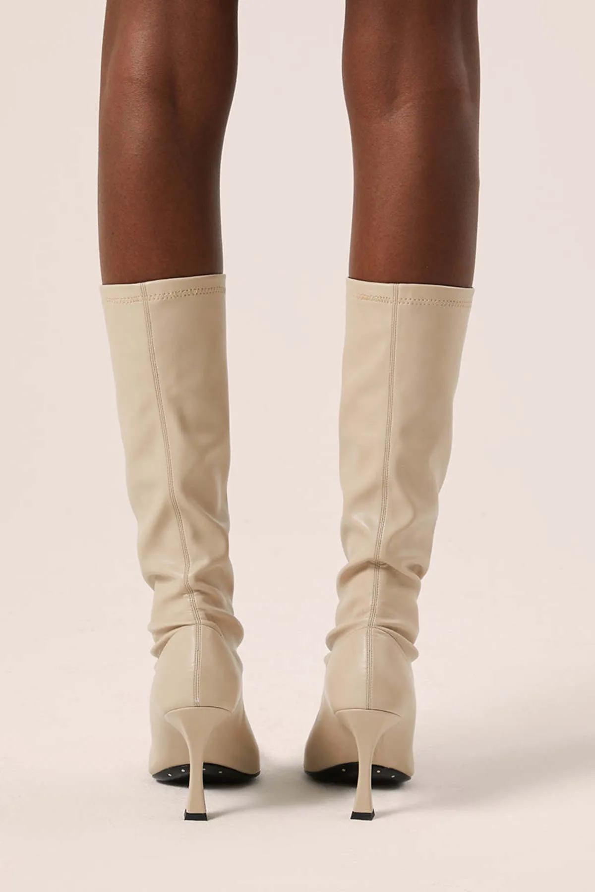 Stretch boots - Ecru 