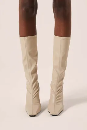 Stretch boots - Ecru 