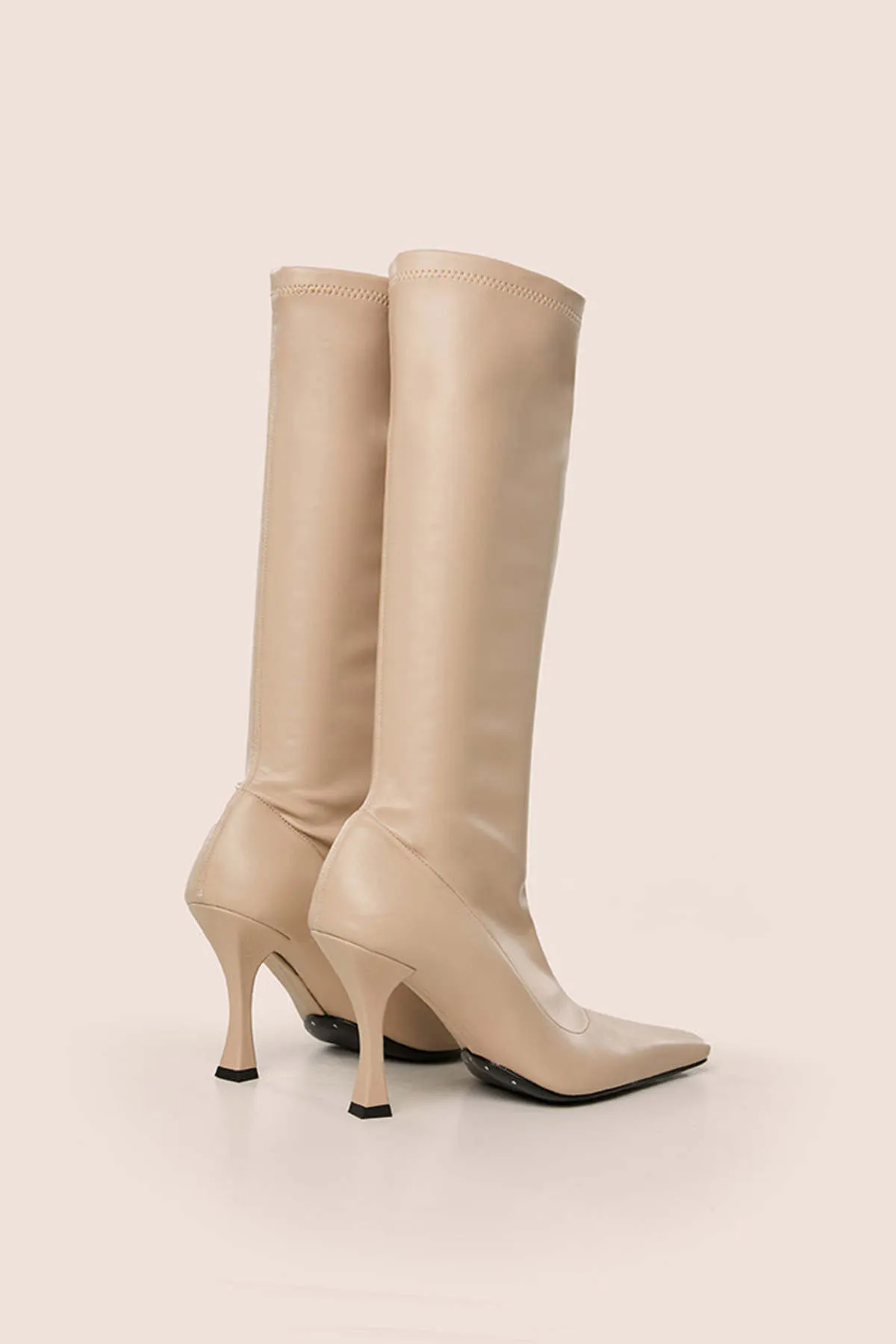 Stretch boots - Ecru 