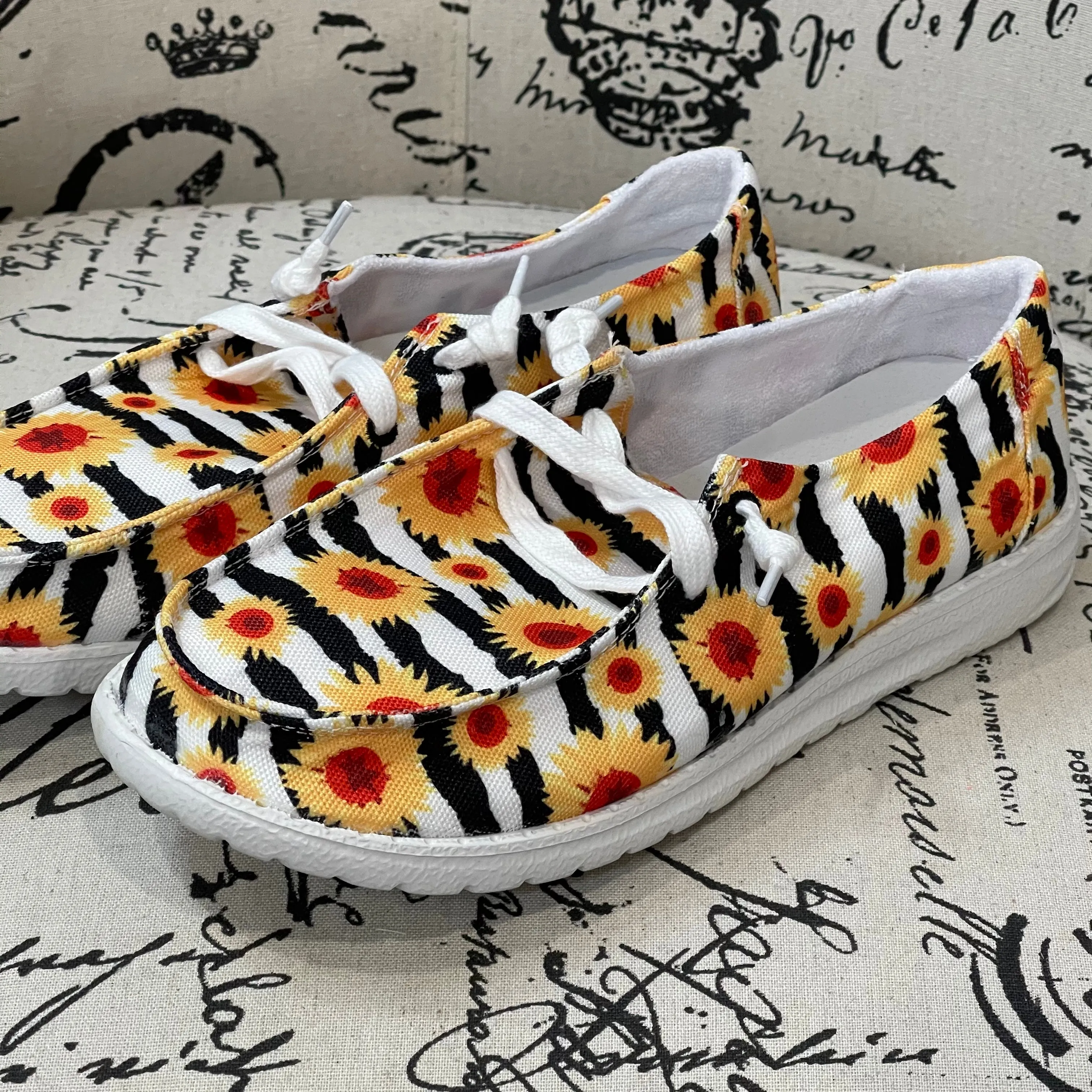 Sunflower 'Zebra' Gypsy Jazz Sneaker