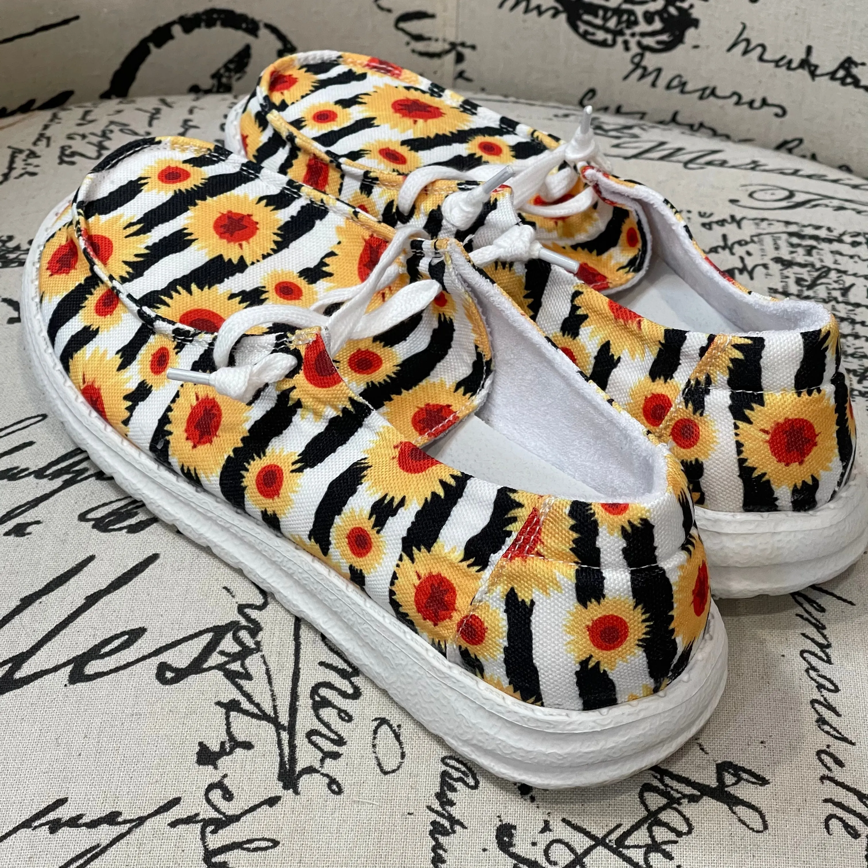 Sunflower 'Zebra' Gypsy Jazz Sneaker