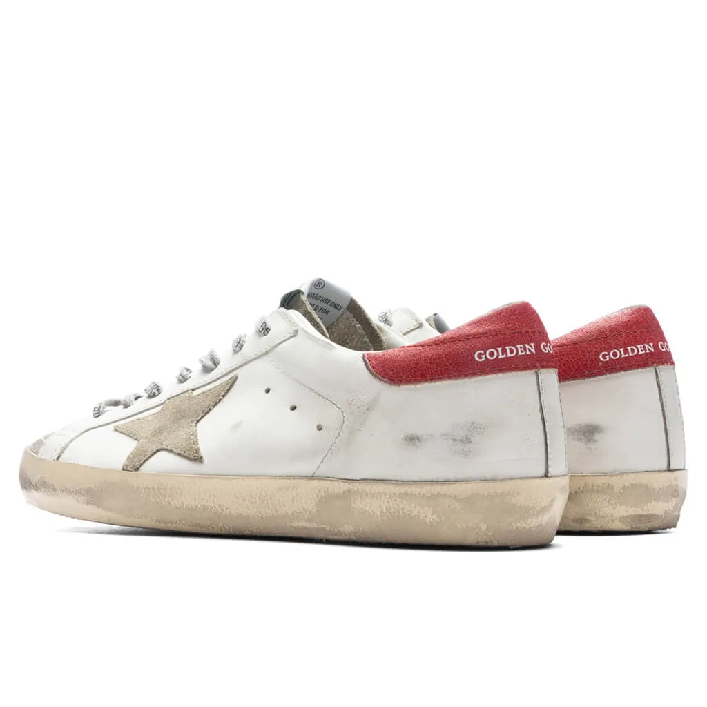 Super-Star Sneakers - White/Taupe/Red