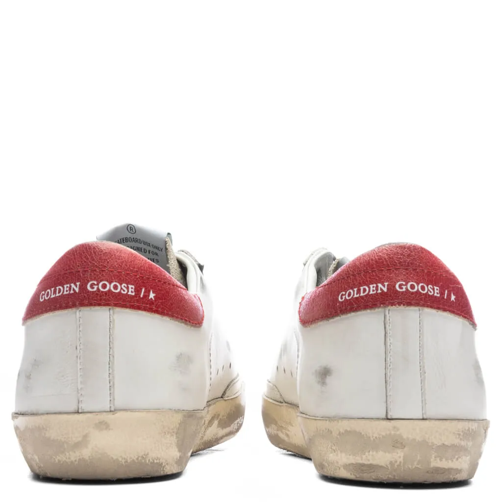 Super-Star Sneakers - White/Taupe/Red