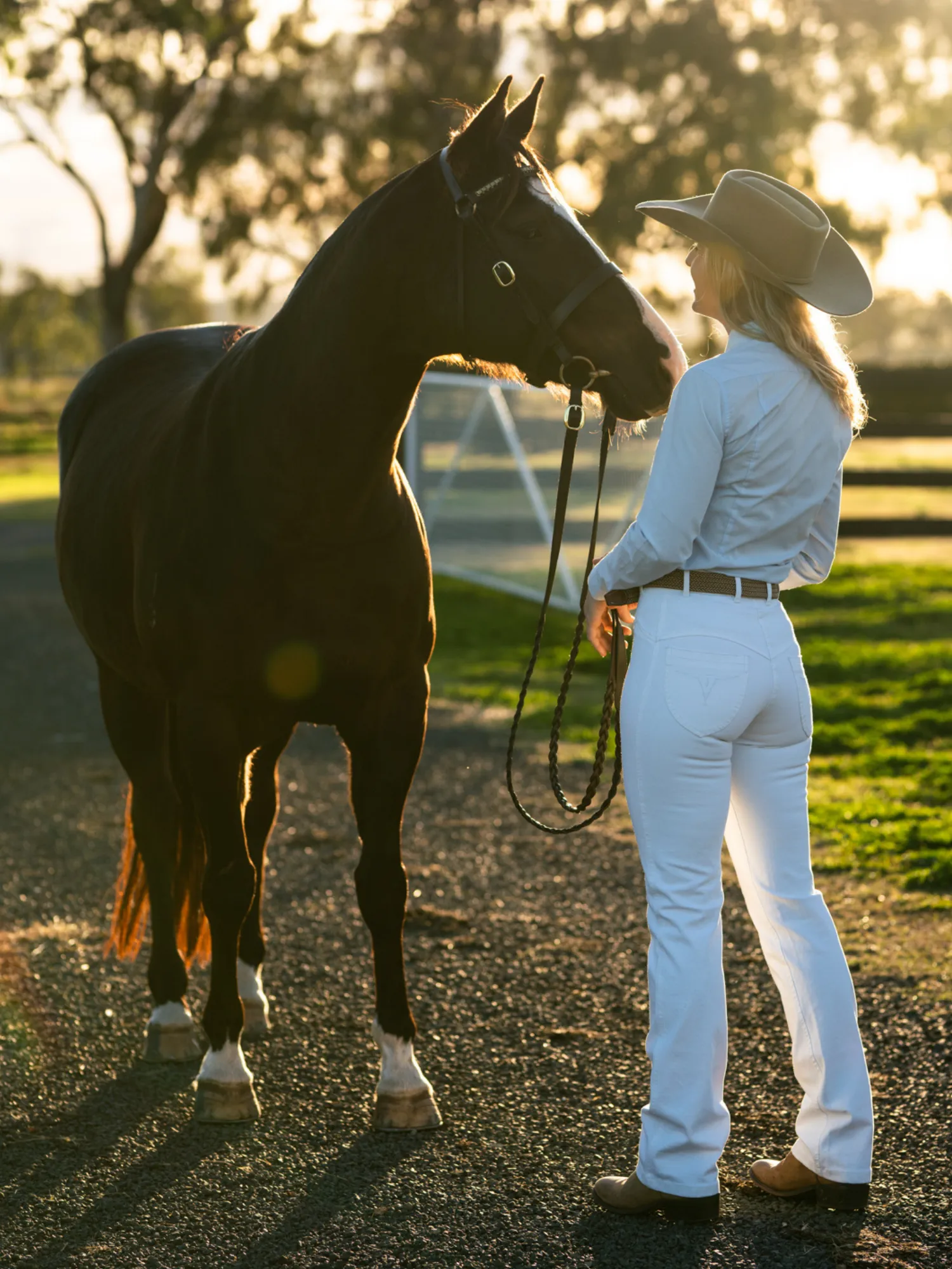 Tamworth White Horse Riding Jeans